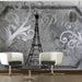 Fotobehang - Vintage Paris Silver - Vliesbehang