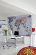 Komar World Map Fotobehang 270x188cm | Yourdecoration.be