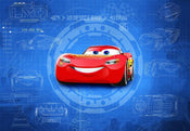 Komar Cars 3 Blueprint Fotobehang 368x254cm | Yourdecoration.be