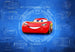 Komar Cars 3 Blueprint Fotobehang 368x254cm | Yourdecoration.be