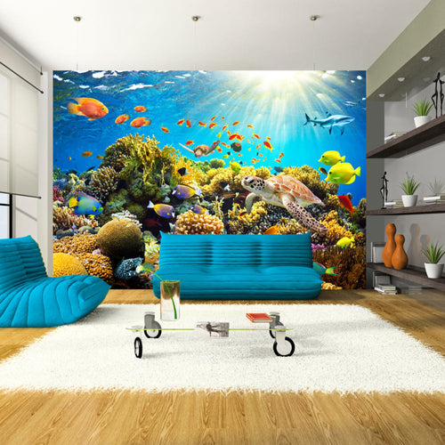 Fotobehang - Underwater Land - Vliesbehang