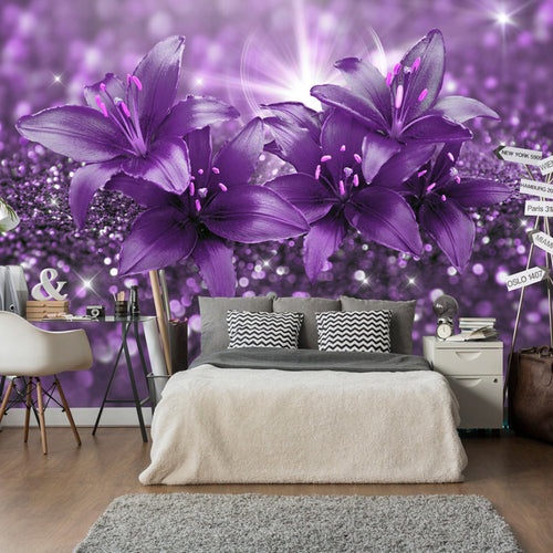 Fotobehang - Masterpiece of Purple - Vliesbehang