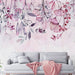 Fotobehang - Foggy Nature Pink - Vliesbehang