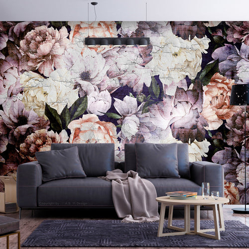 Fotobehang - Flowery Paradise - Vliesbehang