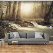 Fotobehang - Forest Cascade - Vliesbehang