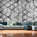 Fotobehang - Grey Triangles - Vliesbehang