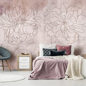 Fotobehang - Floristic Fresco - Vliesbehang