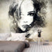 Artgeist Mysterious Girl Vlies Fotobehang Sfeer | Yourdecoration.be