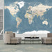 Artgeist Vintage World Map Vlies Fotobehang Sfeer | Yourdecoration.be